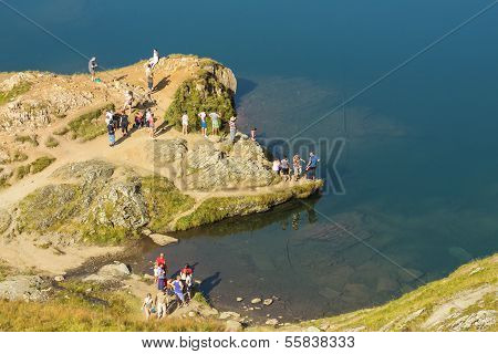 Balea Lake In Romania