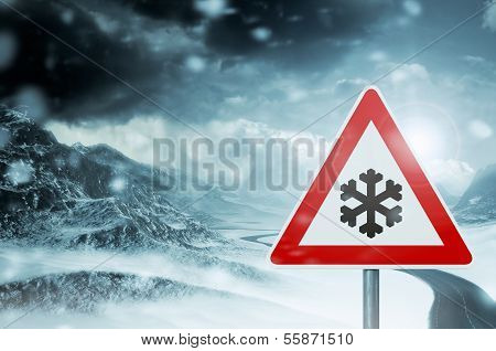 winter driving - caution