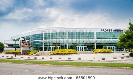 Propst Arena in downtown Huntsville AL