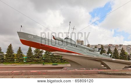 Motor Torpedo Boat Komsomolets In Kaliningrad, Russia