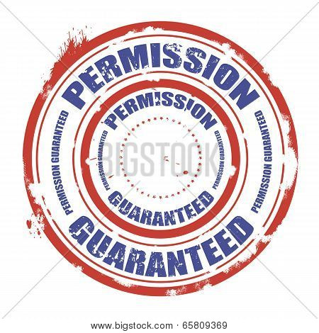Permission Guaranteed Stamp