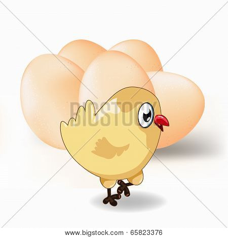Chick And Eggs