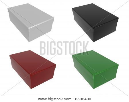 다른 색상 상자