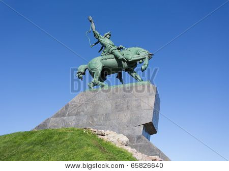 Monument to the national hero of Bashkiria to Salavat Yulayev