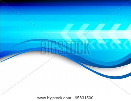 Abstract blue tech background