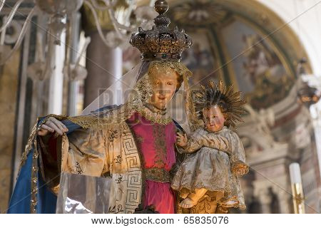 The Duomo, cathedral of Amalfi, campania, Italy