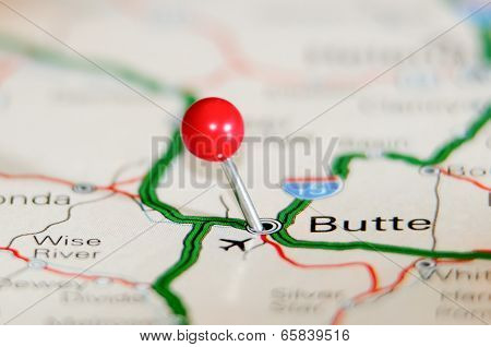 Butte City Pin On The Map