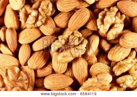 Almonds And Walnuts