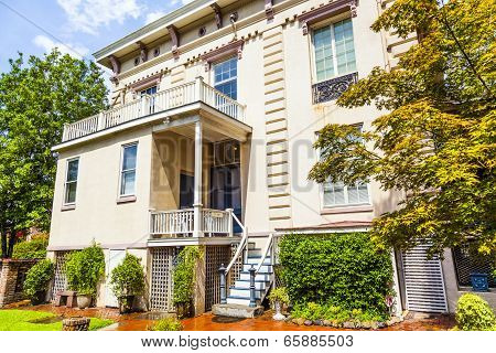 Latimer House In Wilmington After A Rainshower