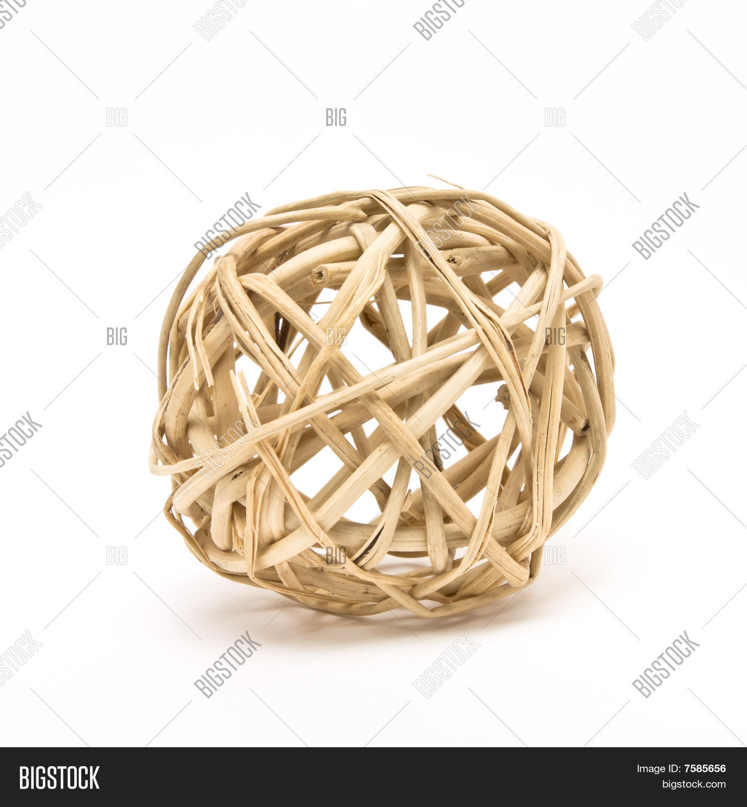 Woven Wood Ball Image & Photo (Free Trial) Bigstock