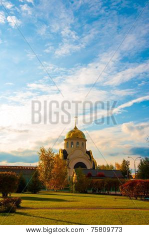 Church In Autumn
