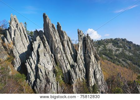 The mountains of the Southern Urals.