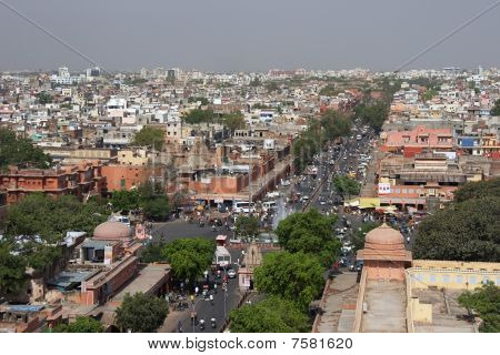 Jaipur gader Panorama, Indien