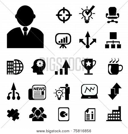 Business and Office Icons Set
