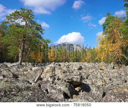 The mountains of the Southern Urals.