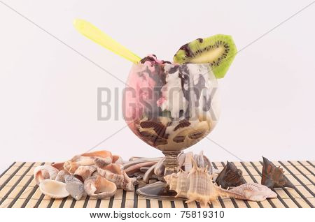 Ice Cream With Kiwi