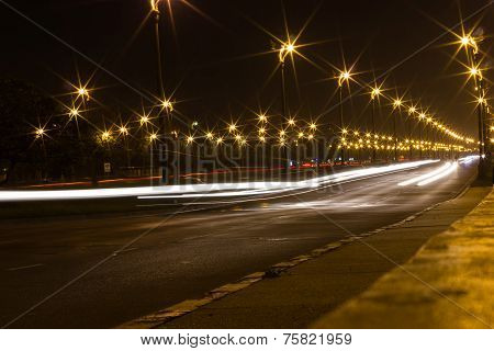Beautiful light on highway.