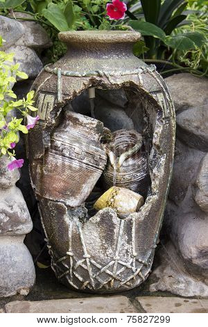 Fountain in a vase