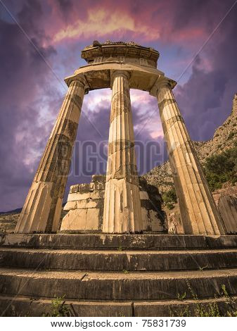 The Tholos at Delphi, Greece