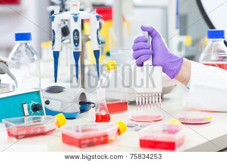Laboratory equipment.