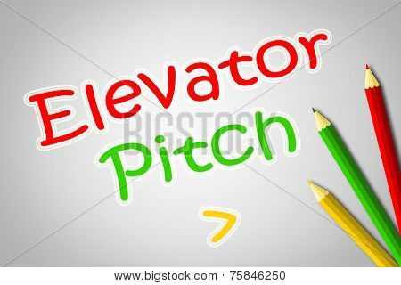 Elevator Pitch Concept