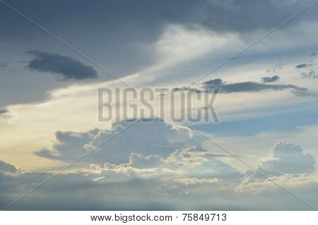 Sky Background On Sunset