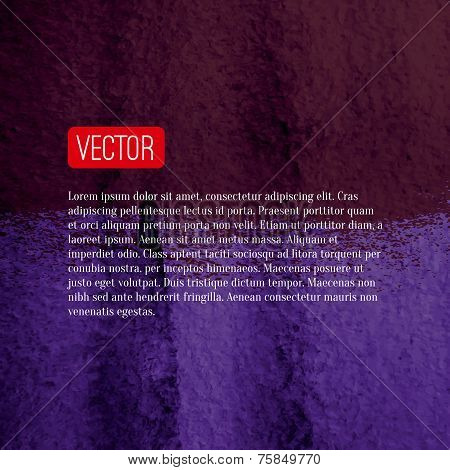 Abstract vector textured background with place for your text. Po