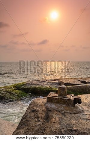 Shivling at someshwara beach