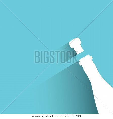 wine bottle and cork