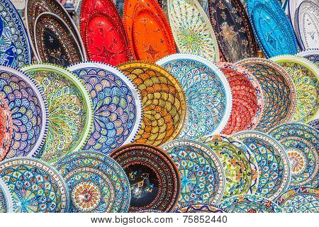 Earthenware In The Market, Djerba, Tunisia
