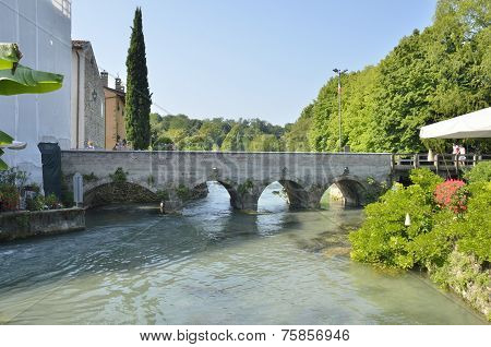 Bridge Over The River Mincio