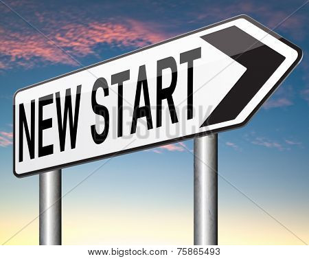 new start or opportunity back dto the beginning and play it again