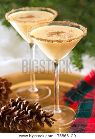 Eggnog Martini