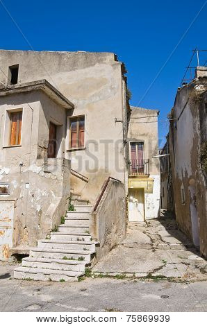 Alleyway. Genzano di Lucania. Italy.