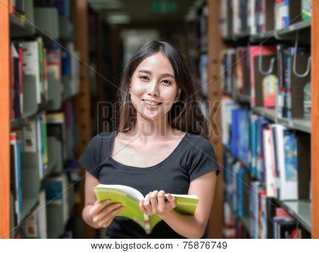 Asia Student At Campus