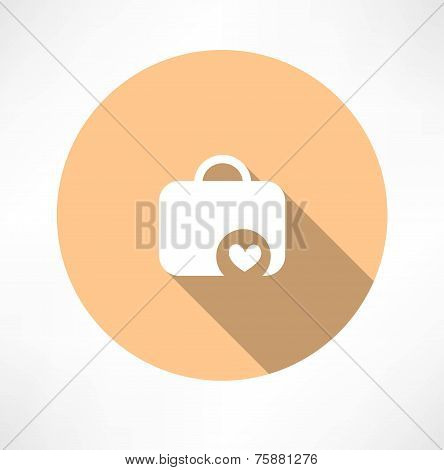 First Aid icon Flat modern style vector illustration