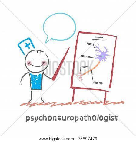 psychoneuropathologist  tells the presentation of the nerve cells