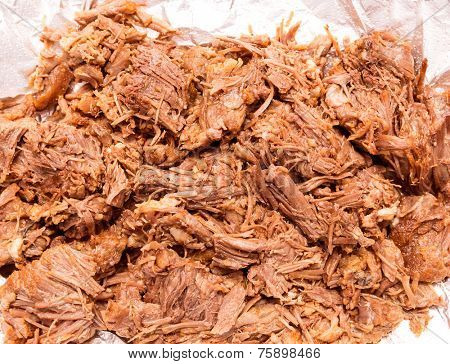 Barbacoa de res meat mexico style boiled cow meat Mexican recipe