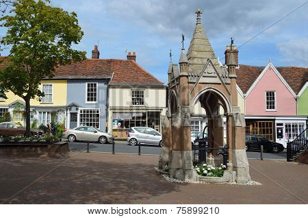 Woodbridge Market Square and Pump.