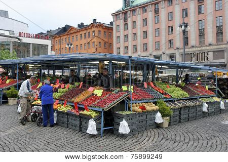Stockholm - Fruit and vegetable market