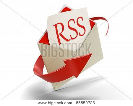 Letter RSS (clipping path included)