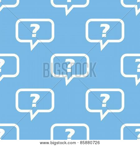 Question seamless pattern