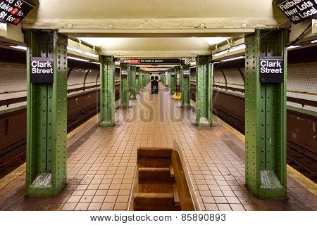 Clark Street Subway Station - Brooklyn, New York