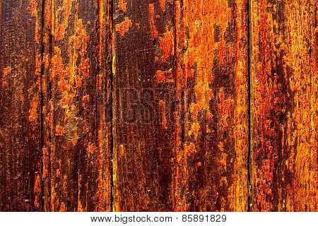Yellow Orange Wood Texture
