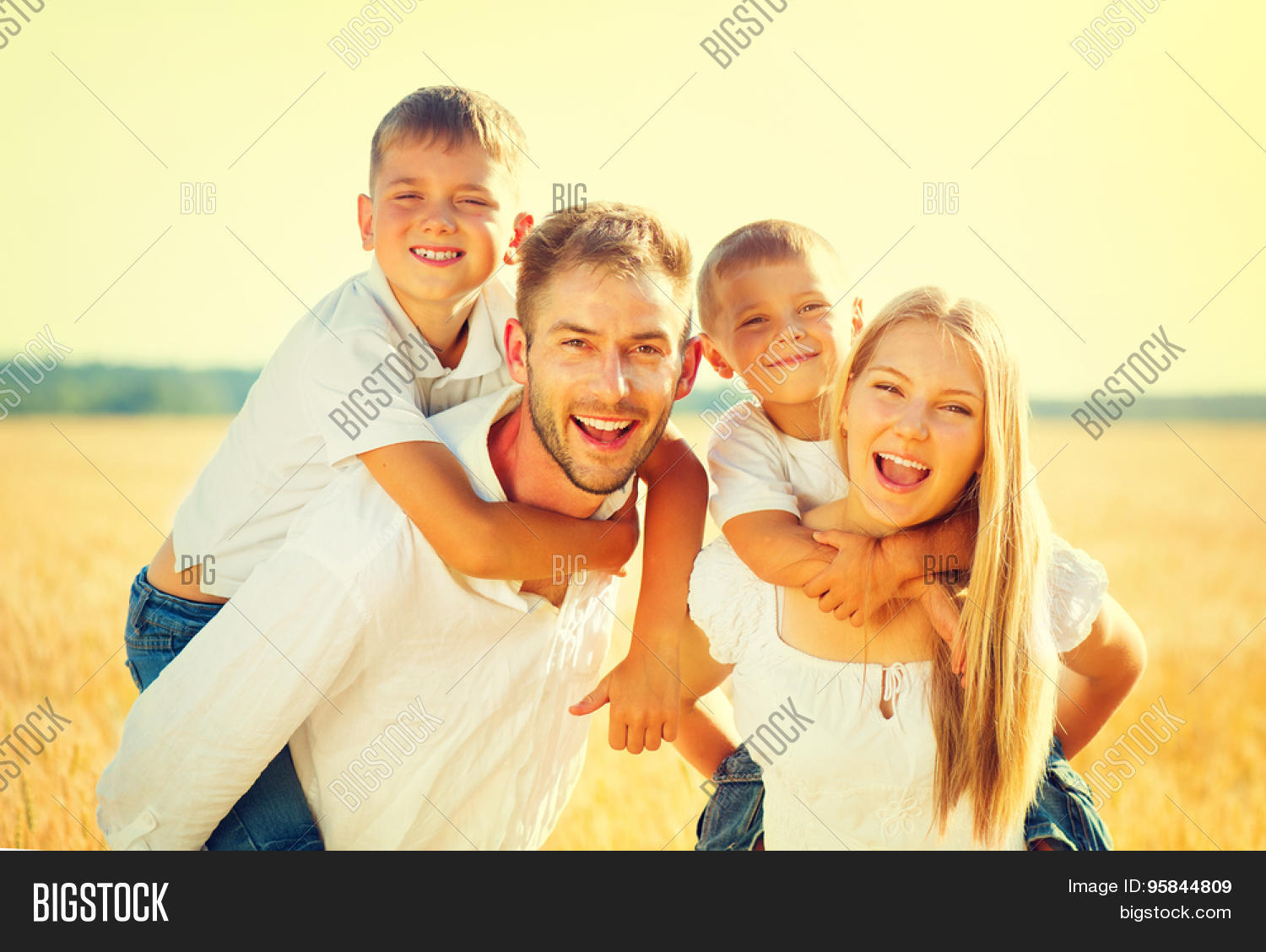 Image result for father mother and two sons