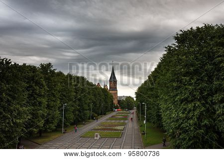 Dark Clouds Asperatus Over Kaliningrad