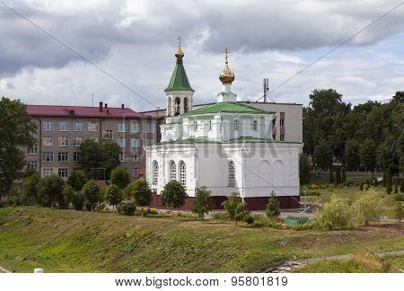 Polotsk. Belarus. The temple in honor of the Holy Virgin.