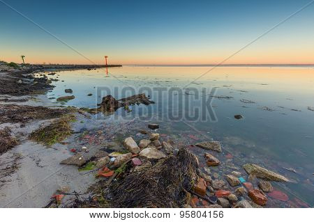 Beautiful Beach Before Sunrise