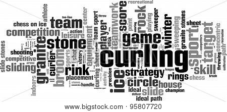 Curling Word Cloud