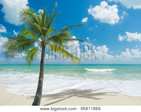 View of Chaweng beach, Koh Samui (Samui Island), Thailand